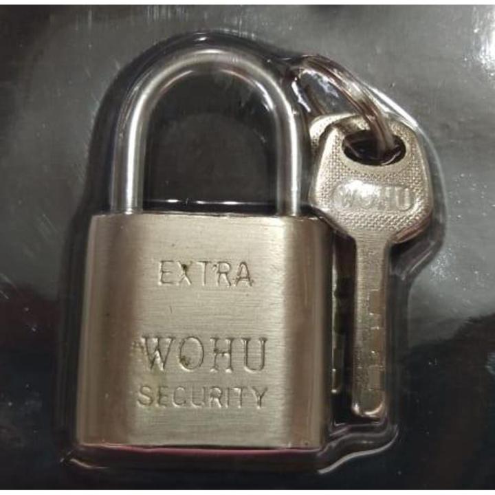 Heavy duty padlock, door lock 40mm top security Lock & Keys Brass Cylinder | 40mm Round Blade Iron Padlock Vane Pad Lock