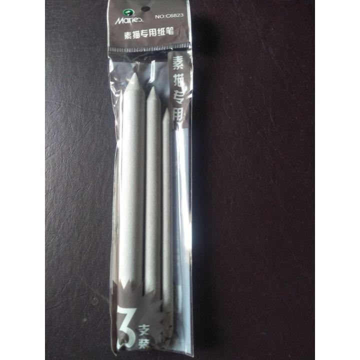 Maries 3pcs Blending stump tool set for charcoal and pastel