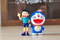 5Pcs/Lot Anime Cartoon Kawaii Doraemon Nobita Nobi Minamoto Shizuka PVC Action Figures Collectible Model Toy Doll Kids Gift. 