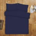 Beddy's Studio - Pure & Soft Cotton Plain Purple Solid Color Bed Sheet Set With Pillow Cases Single & King Size Bed Sheets. 