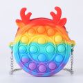 Popit Fashion Bag Bubble Decompression Toy Purse Pop It Bags For Girls In Multicolor Pop It Bag Push Bubble Pop Its Pendant Bag Random Design And Colors. 