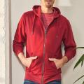 Zipper Hoodie for Men in Different Size and Maroon Color by Value Shop. 