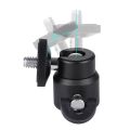 PULUZ 1/4 inch Screw Metal Tripod Ball Head Adapter with Lock. 