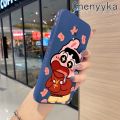 chenyyka For Oneplus 7 Pro 7T Pro Case Fashion Crayon Shin Chan Pattern Soft Phone Cases Thin Side Square Edge Casing Pattern Silicone Softcase Cover Shockproof Protection Cases. 