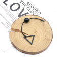 Anime Chainsaw Man Earrings Hunger Devil Fami Famine Devil Drop Earrings Black Triangular Long Earrings for Women Jewelry Gift. 
