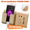 Pack Of 2 MOBILE WALL HOLDER SOCKET PHONE CHARGING HOLDER, Wall Mount Phone Charging Holder. 