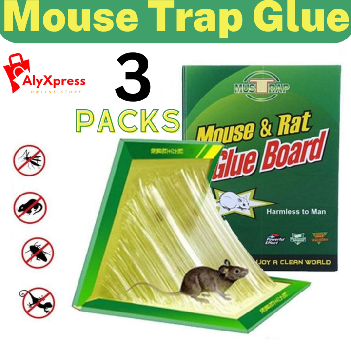 Super Strong Mouse glue board 3 PCS mice Sticky Mouse trap Board Rat Paste Household Mousetrap Rat Poison Rat Glue Boards