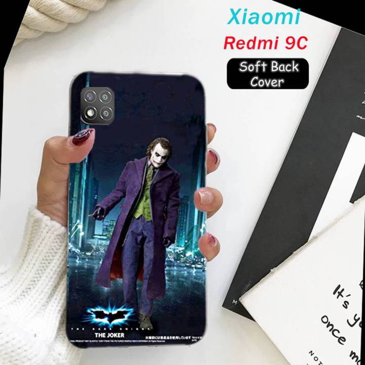 Xiaomi Redmi 9C Back Cover For Boys The Joker 2Gud Soft Case