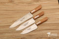 Azhar & Arshad Stainless Steel / Qurbani Knives 3pcs Set 10, 8, 6. 