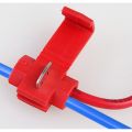 10PCS Quick Electrical Cable Connectors Snap Splice Lock/Parallel Buckle Free Wire Terminal Clamp/Wire Terminal Simple Crimp Wire Connector /Without Breaking Insulated Waterproof Electric Wire Connector. 
