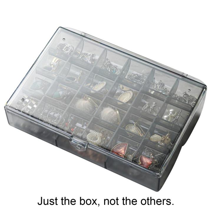 Jewelry Box Large Capacity Dual Layer Jewelry Organizer Desktop Decor