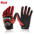【ALLGOOD】Full Finger Motorcycle Gloves Leather Fabric Wear-resistant Motorbike Guantes Gloves. 