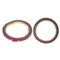 2 Pcs 3Meter Strong Permanent Double Sided Super Sticky Foam Tape Roll for Vehicle Car, Red 6MMx3Meter & Red 10MMx3Meter. 