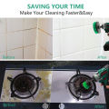 9Pcs Drill Brush Attachment Kit Power Scrubber Drill Brushes with 6 inch Long Reach Extension for Cleaning Bathroom, Kitchen, Garden, Floor, Tub, Bbq Tool, Automotive. 