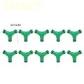 Dsubuy 10PCS 3 Way Water Hose Coupling Y Connector Premium Plastic Adapter Coupler For Garden Irrigation. 