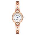 Qualities Pink Fashion Women Watches Rose Gold Luxury Stainless Steel Ladies Wristwatches Diamond Female Bracelet Watch Gifts. 