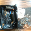 SpeedX 2D Wireless Barcode Scanner Model: 8700 - 2.4Ghz Barcode QR Code Reader with Stand & Receiver. 