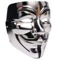 Imonic V for Vendetta Mask / Anonymous / Guy Fawkes Mask - Toys For Boys - Silver. 