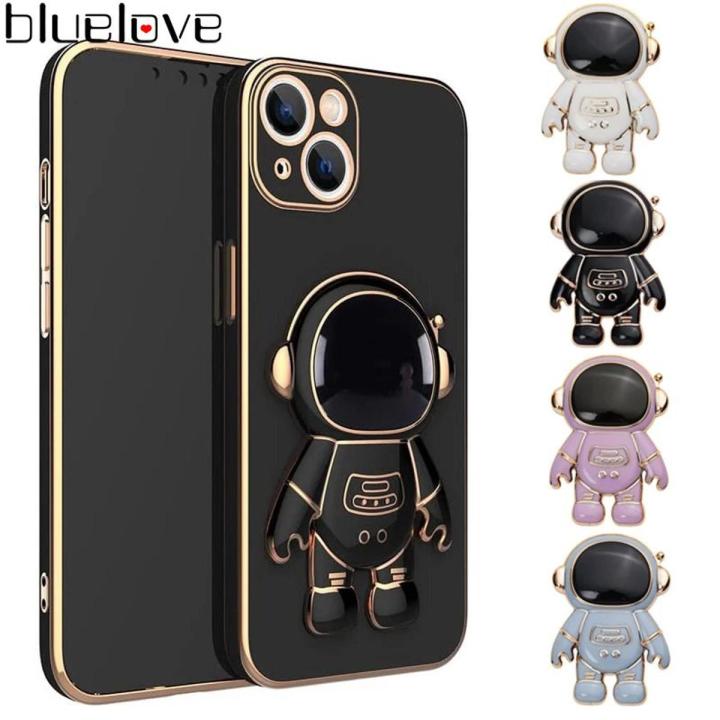 Universal Cute Cartoon 3D Astronaut Phone Holder, Portable Hidden Phone Stand, Smartphone Foldable Lazy Bracket