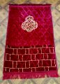Super Soft Muslim Prayer Rug Orthopedic Padded Foam Cushion 100% Raschel Thick Velvet Non-Slip Janamaz. 