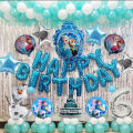 Frozen Happy Birthday Theme Decoration set- pack of 80Pcs Frozen Birthday Theme Elsa & Anna Birthday Theme Decoration for Girls. 