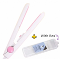 Mini Hair Straightener Travel Mini Hair Flat Iron Ceramic Plate Hair Straightener Girls Favourite. 