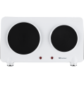 Dawlance Double HotPlate 1000+1500 Watts / DWHP 3021W / Dual Heating Zones / Cast Iron Surface / Adjustable Temperature Control / 5 Cooking Level / Portable. 