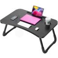 Multifunctional Versatile Foldable Laptop Desk, Portable and Lightweight Stand for Bed, Couch, Breakfast, Work, Reading and Writing, Lap Table with Large Tray. 