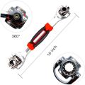 TD Universal Wrench 48 in 1 - Multifunction Socket Spanner Wrench Tool with 360 Degree Rotating Heads - Multipurpose Handy Adjustable Tools For Auto Home Outdoors Indoors Works More - Durable & No Slipping - Best Stainless Steel Wrenches. 