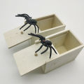 Halloween Simulation Spider Scare Prank Box Creative Pop Out Spider Wooden Scare Box Fun Surprise Joke Prank Trick Toy Kids Gift. 