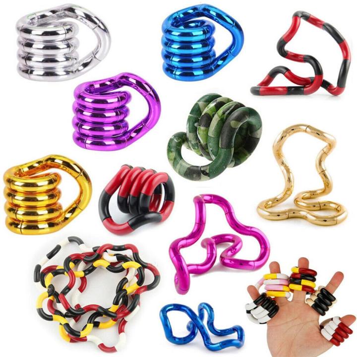 New Fidget String Tangle Toy Relax Anxiety Stress Adhd Sensory Aid ...