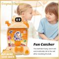 Enigma- Small Ball Catcher Machine Space Theme Ball Catcher Game for Kids Fun Hand-eye Coordination Toy for Boys Girls Perfect Gift for Toddlers Mini Arcade Game with Steering Wheel. 