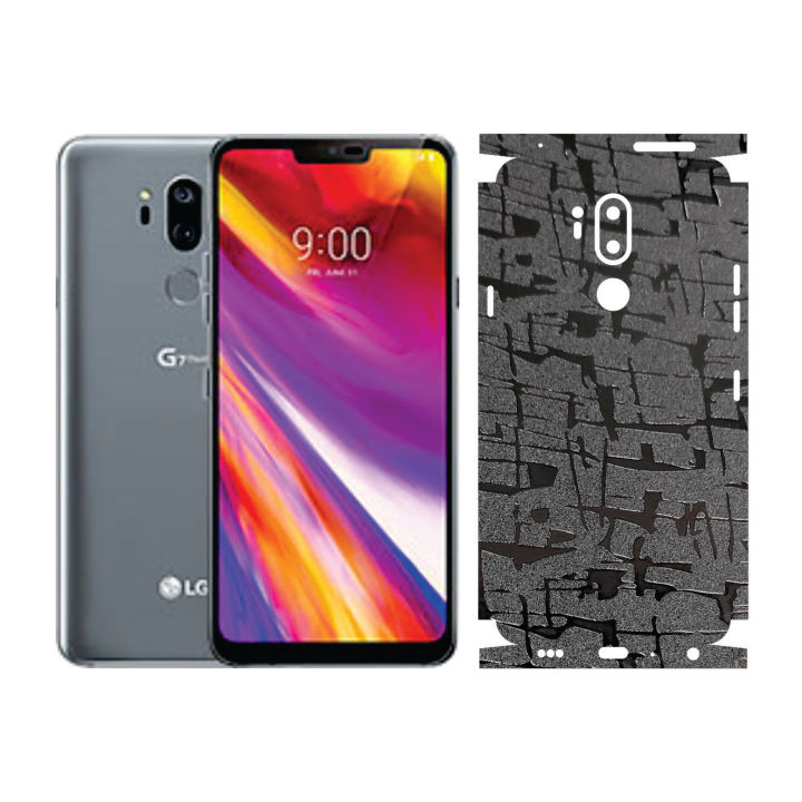 LG G7 ThinQ Back Paper 360 China Black Sheet Anti-stain Full Covering ...