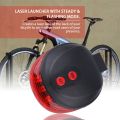 5 LED Laser Cycling Bike Light Rear Lamp Waterproof Laser Tail Warns Flashing--Red Cross lines. 
