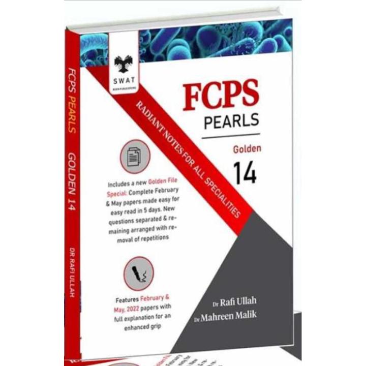 Medical Textbook of RADIANT NOTES FCPS PEARLS GOLDEN FILE (black white Pages)