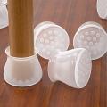 Pack Of 4 Table Mat Table Leg Chair Foot Cover Mute Mat Stool Suitable Silicone Protective Cover Universal Anti-Noise Furniture Silicone Protective Sover Furniture Table Leg Cover Chair Leg Cap Silicone Floor Protection Pad, Non-Slip Bottom Anti-Scratch. 
