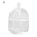 Vase Fishbowl Transparent Hanging Glass Creative Decor Fish Tank for Living Room. 