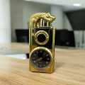 Crocodile watch lighter dual flame windproof and soft. 