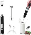 Coffee Beater 2 in 1 Rechargeable Electric Handheld Mixer | USB Milk Frother & Egg Beater | 3 Speed Cordless Coffee Whisk | Portable Latte Foamer for Cappuccino, Eggs, Drinks | USB Charging, Lightweight, Easy to Clean, Multi-Use Kitchen Tool. 
