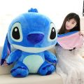 35-65cm Genuine Disney Kawaii Large Stitch Plush Toy Cute Anime Peripheral Plush Stuffed Doll Children's Birthday Christmas Gift. 