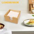 Dining Table Tissue Box Rustic Bamboo Tissue Holder for Dining Table Kitchen Storage Box for Napkins Heavy Duty Wood Container Southeast Asian Kitchen Supplies Bamboo Tissue Box. 