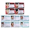 1Pcs Anime Haikyuu!! Figure Name Cards Hinata Shoyo Kageyama Tobio Boxuto Kotaro Shool ID Card Fan Collection Gifts. 