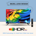 ICONIC 32XBL9 | 2-Years Panel & 1-Year Parts Warranty Vertex Series | 32-Inch Bezel-Less Android Smart LED TV | Voice Remote |BT. 