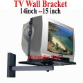 Heavy 14 Inch To 15 Inch Universal LCD LED TV CRT TV Adjustable Wall Bracket Wall Mount Wall Stand Movable Wall Bracket Wall Mount Wall Stand Corner Wall Bracket Wall Mount Wall Stand Moving Wall Bracket Mount Stand 180 Degree Arm Wall Bracket Mount Stand. 