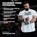 TuffWraps Wrist Wraps Weight Lifting Gym Wrist Wraps For Workout Fitness   No Thumb Loops, Quality Gym Wrist Wraps for Weightlifting, Bench Press, Powerlifting, and Cross-Training—Try The Belt Loop Tightening System multi colors. 