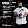 TuffWraps Wrist Wraps Weight Lifting Gym Wrist Wraps For Workout Fitness   No Thumb Loops, Quality Gym Wrist Wraps for Weightlifting, Bench Press, Powerlifting, and Cross-Training—Try The Belt Loop Tightening System multi colors. 