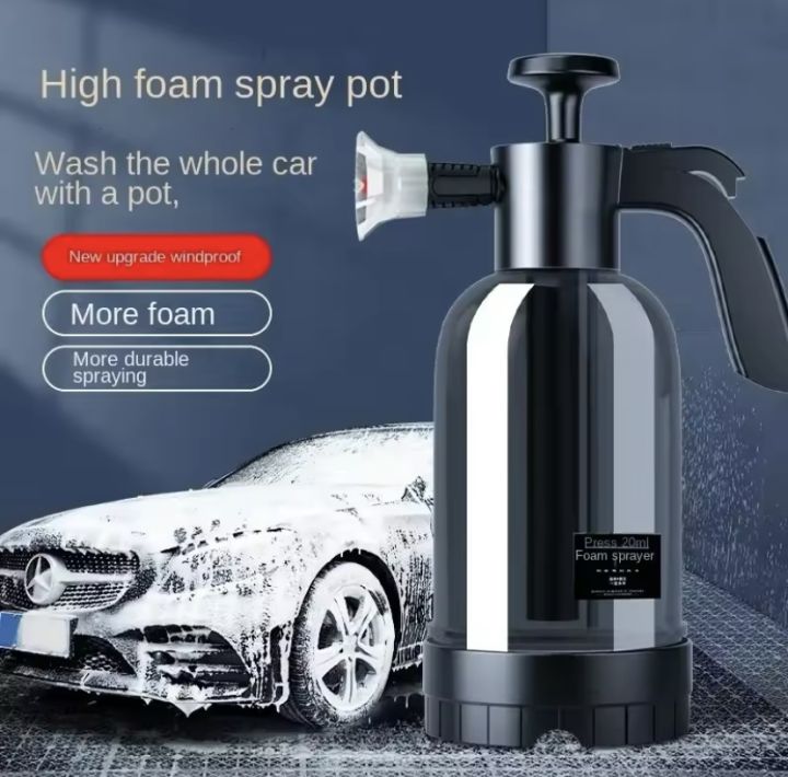 Car washing Pressure Spray Bottle 2L - Foam Sprayer Bottles for Gardening Car Washing Cleaning