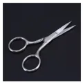 Stainless Steel Mustache & Beard Scissor For Men Beard Mustache Trimming Scissors Hair Care Grooming Tool, Professional Scissors Hair Cutting - Small Travel Facial Hair Scissor for Eyebrows, Nose, Moustache, Beard. 