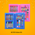 42 PCS Colour Kit Colour Box for Kids Multi Colouring Kit/Set With Button Box. 