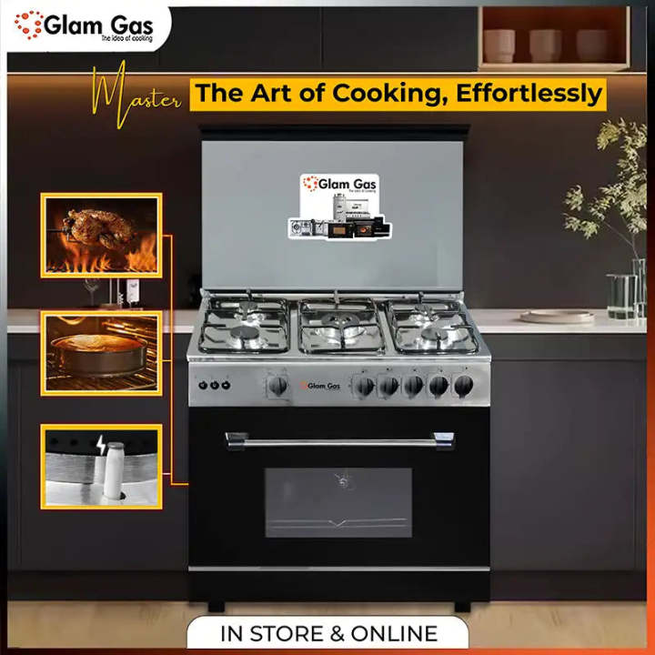 Glam Gas Cooking Range (Gas) Griller’S 34